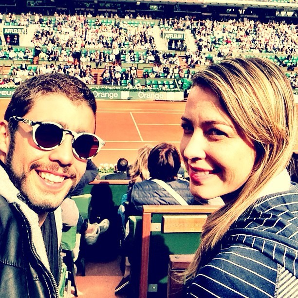 scooby e luana piovani roland garros tênis frança (Foto: Reprodução/Instagram)