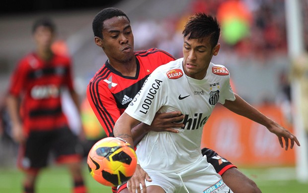 Neymar Elias Santos x Flamengo (Foto: Reuters)