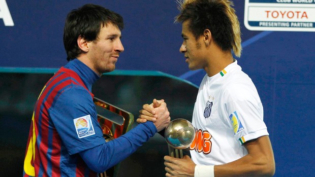 Neymar Messi 2011 (Foto: Site Oficial)