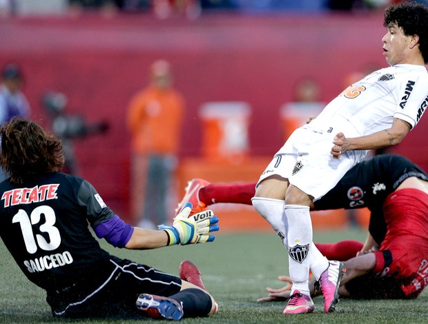 LUan atlético-mg tijuana libertadores (Foto: Agência AP)