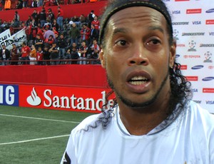 ronaldinho gaucho atlético-mg tijuana libertadores (Foto: Léo Simonini)