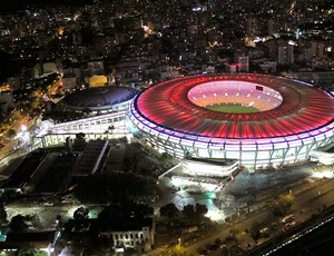 Maracanã teste de iluminação estádio (Foto: Genílson Araújo / Agência O Globo)