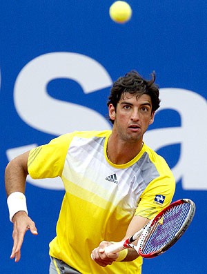 Thomaz Bellucci tênis contra Dmitry Tursunov (Foto: EFE)