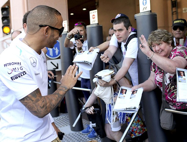 Lewis hamilton mercedes gp de monaco (Foto: Agência EFE)