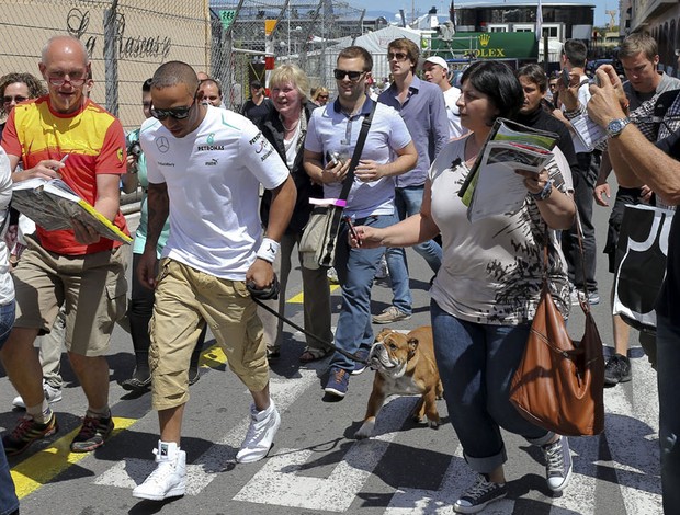 Lewis hamilton mercedes gp de monaco (Foto: Agência EFE)