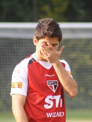 Osvaldo, atacante do São Paulo (Foto: Cleber Akamine)