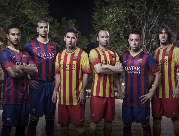 Nova camisa barcelona (Foto: Divulgação)