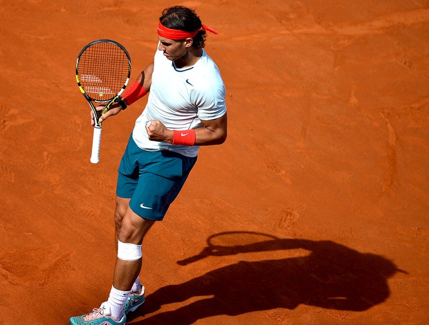Rafael Nadal tênis final Roma Federer (Foto: AFP)