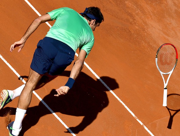 Roger Federer tênis final Roma Nadal (Foto: AFP)