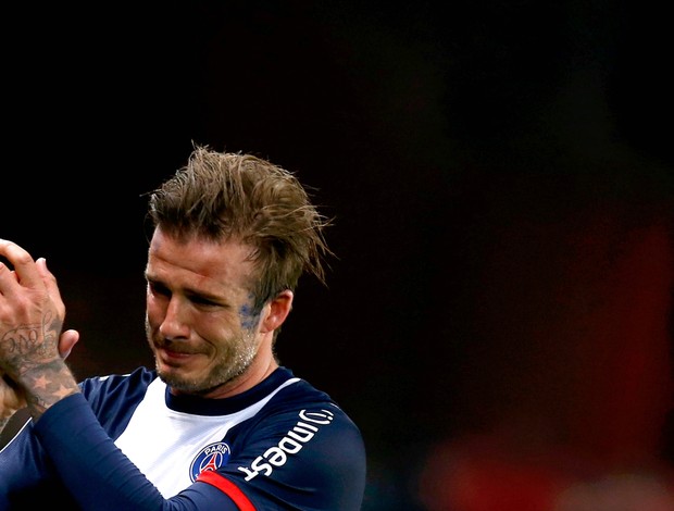 Beckham chora PSG Brest (Foto: Reuters)