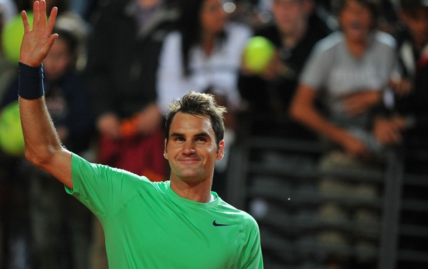 tênis roger federer atp de Roma (Foto: Agência AP)