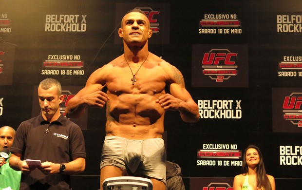 MMA pesagem UFC Vitor Belfort (Foto: Ivan Raupp)