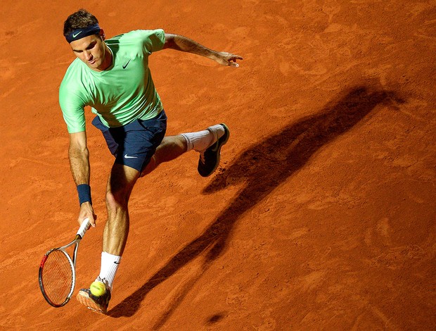 Roger Federer tênis contra Jerzy Janowicz (Foto: AFP)