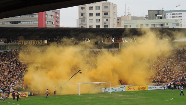 Criciúma pre-jogo final Catarinense torcida (Foto: João Lucas Cardoso)