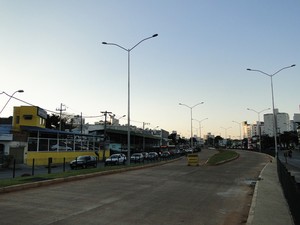 BRT Cristiano Machado é uma das oito obras de mobilidade urbana em execução na cidade e não estará pronta até a Copa das Confederações (Foto: Pedro Cunha/G1)