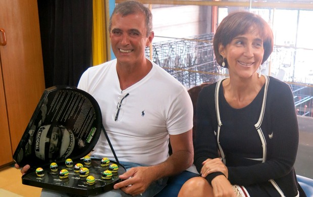 Tijuca Ayrton Senna - Paulo Barros e Viviane Senna (Foto: Felipe Siqueira)