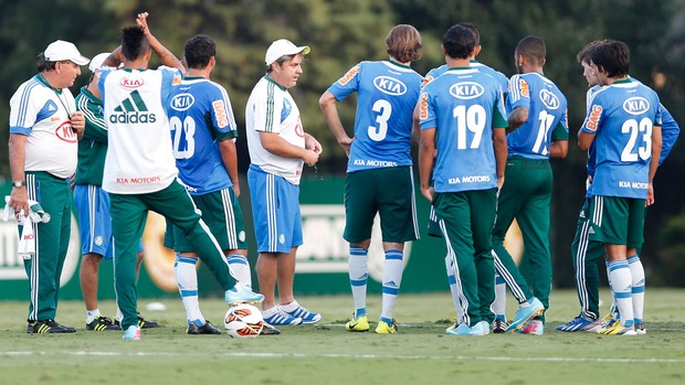 Gilson kleina treino Palmeiras (Foto: Piervi Fonseca / Ag. Estado)