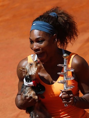 serena williams cachorro tenis madri (Foto: Reuters)