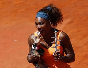 serena williams cachorro tenis madri (Foto: Reuters)