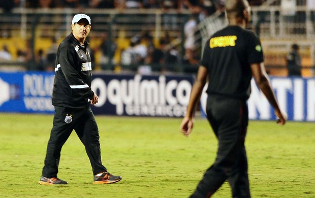 Muricy Ramalho, Corinthians x Santos (Foto: Marcos Ribolli)