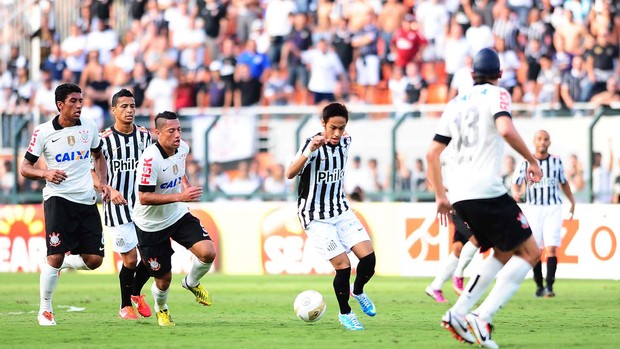 Neymar, Corinthians x Santos (Foto: Marcos Ribolli)