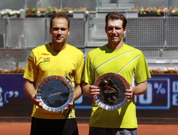 Bruno Soares e Alexander Peya contra irmãos Bryan Masters 1000 de Madri (Foto: A.Martinez / Mutua Madrid Open)