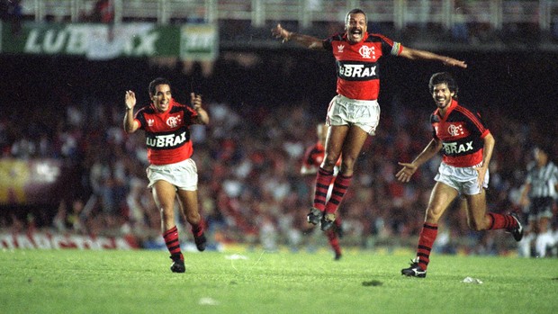 Centenário Flamengo x Botafogo - Junior 1992 (Foto: Agência Estado)