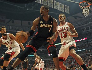 Chris Bosh Miami Heat x Chicago Bull (Foto: Getty Images)