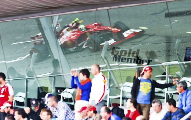 Felipe Massa Ferrari treino livre GP da Espanha (Foto: EFE)