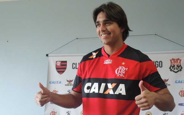 marcelo moreno flamengo apresentação (Foto: Cahe Mota)