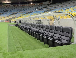 Banco de reservas do Maracanã (Foto: Divulgação)