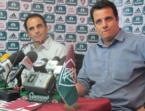 rodrigo caetano fluminense coletiva (Foto: Fabio Leme)