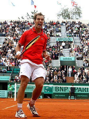 Richard Gasquet tênis Roland Garros 3r Bellucci (Foto: Getty Images)