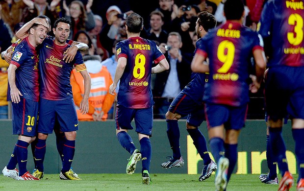 Messi gol Barcelona Betis (Foto: AP)