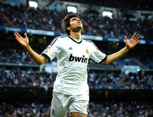 Kaká comemoração gol Real Madrid Real Valladolid (Foto: AFP)