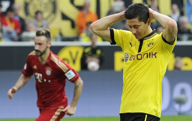 Lewandowski Borussia Dortmund x Bayern de Munique  (Foto: EFE)