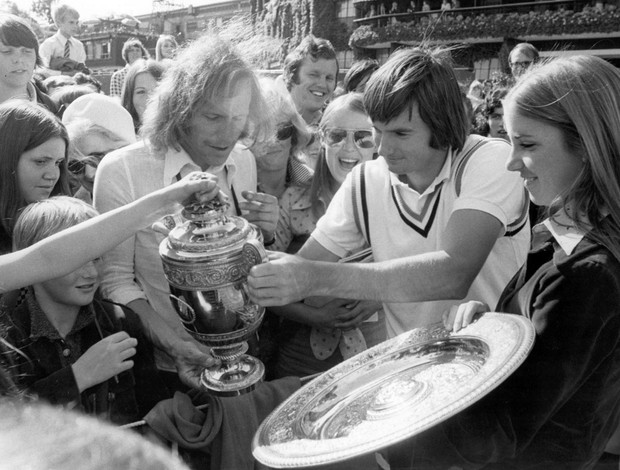 Jimmy Connors e Chris Evert tênis (Foto: Getty Images)