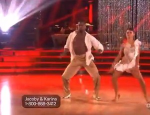 Campeão do Superbowl, Jacoby Jones vence a dança dos famosos americana (Foto: Reprodução Youtube)