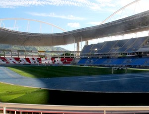 estádio Engenhão vazio (Foto: Fred Huber)