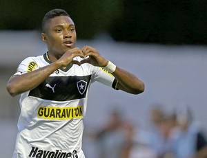 Vitinho gol Botafogo Friburguense (Foto: Satiro Sodré / Agif)