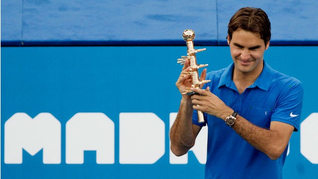 tênis roger federer atp de madrid final (Foto: Agência AP)