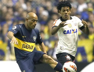 Romarinho jogo Corinthians Boca Juniors (Foto: EFE)