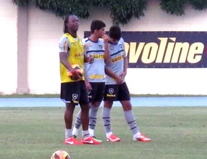 Andrezinho treino Botafogo (Foto: Thales Soares)