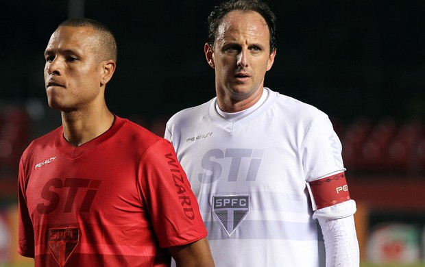 luis fabiano Rogério ceni camisa São Paulo (Foto: VIPCOMM)