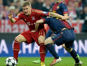 Schweinsteiger, Bayern de Munique x Barcelona (Foto: AFP)