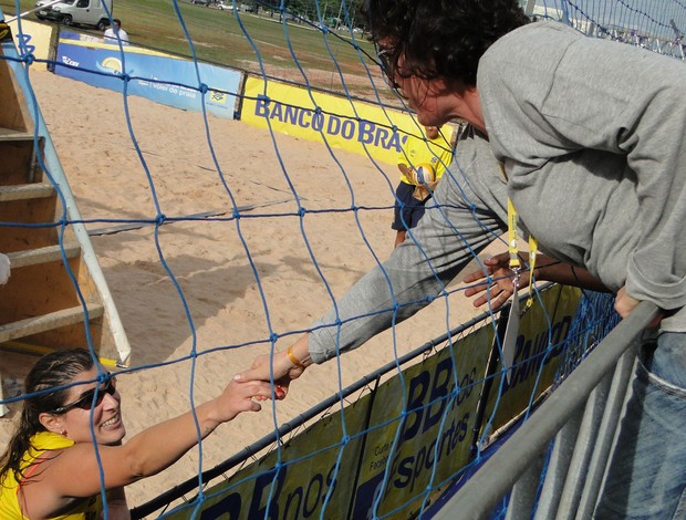 vôlei de praia Shaylyn Brasília (Foto: Helena Rebello)