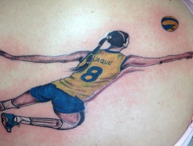 vôlei Jaqueline Tatuagem  (Foto: Reprodução / Instagram)