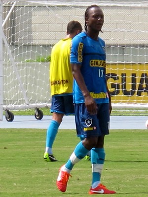 Andrezinho botafogo treino (Foto: Thales Soares)