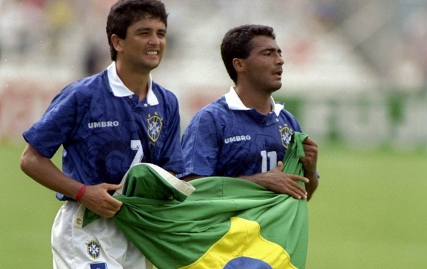 bebeto e romário na copa do mundo de 1994 (Foto: Agência Getty Images)