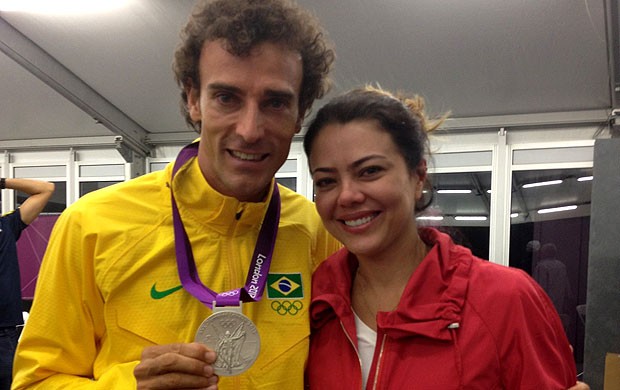 Emanuel medalha vôlei de praia (Foto: Bianca Rothier / TV Globo)